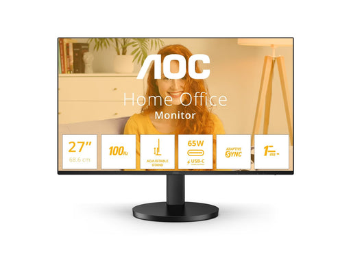 27" AOC Q27B3CF2 - 2560x1440 (QHD) - 100Hz - IPS - 65W USB-C