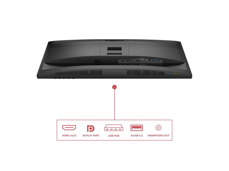 27" AOC Q27E4CV - 2560x1440 (QHD) - 120Hz - IPS - 90W USB-C