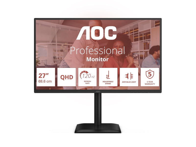 27" AOC Q27E4U - 2560x1440 (QHD) - 120Hz - IPS