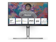 27" AOC Q27U3CV - 2560x1440 (QHD) - 75Hz - IPS - 96W USB-C