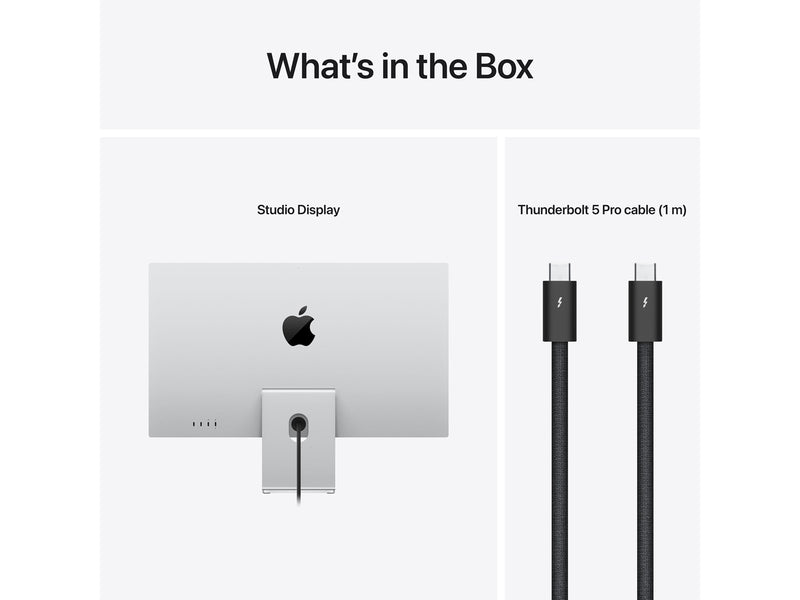 27" Apple Studio Display - 5120x2880 (5K) - 60Hz - IPS - 96W USB-C - MONITOR STAND