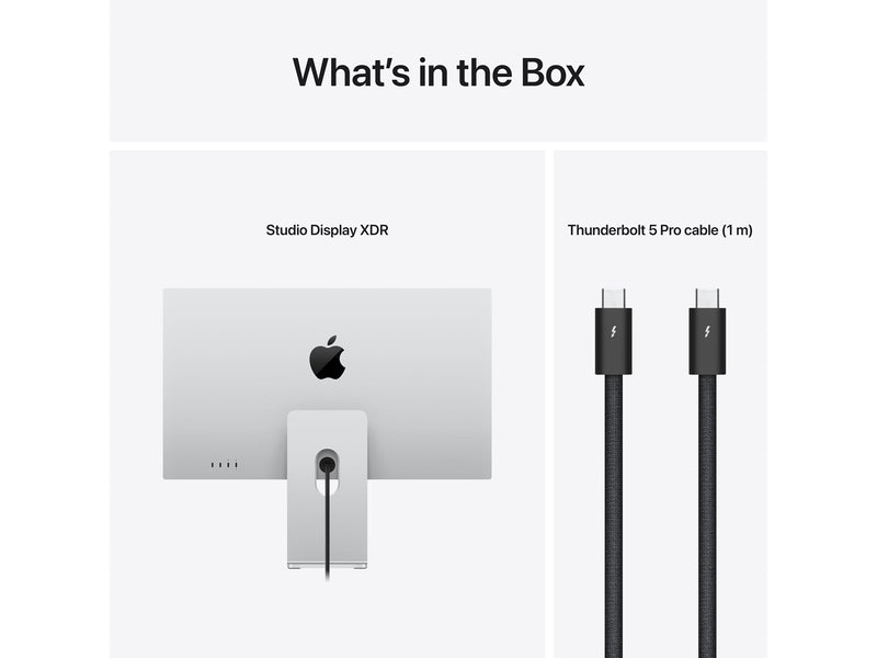 27" Apple Studio Display XDR - 5120x2880 (5K) - 120Hz - MiniLED - 140W USB-C - VESA