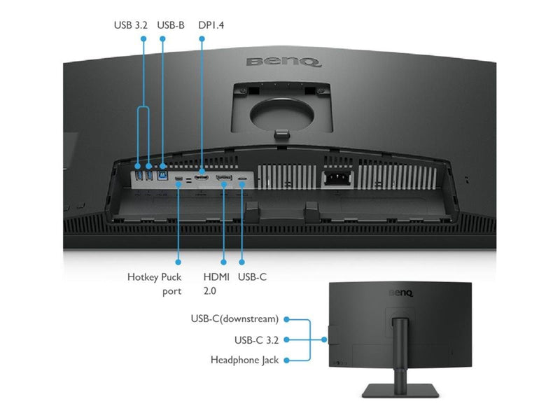 27" BenQ DesignVue PD2706U - 3840x2160 (4K) - 60Hz - IPS - KVM switch