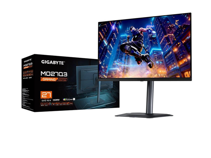 27" GIGABYTE MO27Q3 - 2560x1440 (QHD) - 360Hz - QD-OLED - 18W USB-C - KVM switch
