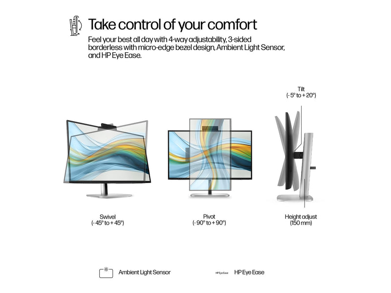 27" HP 527pm Series 5 Pro - 2560x1440 (QHD) - 100Hz - IPS - 100W USB-C