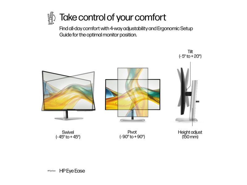 27" HP 527pq Series 5 Pro - 2560x1440 - 100Hz - IPS