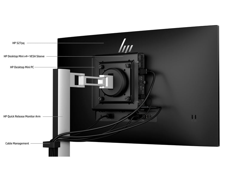 27" HP 527pq Series 5 Pro - 2560x1440 - 100Hz - IPS