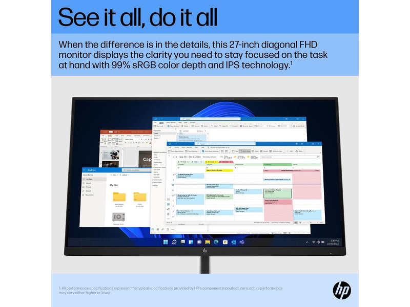 27" HP E27 G5 - 1920x1080 (FHD) - 75Hz - IPS