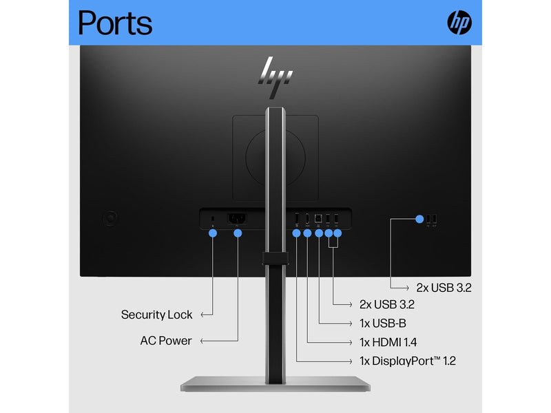27" HP E27 G5 - 1920x1080 (FHD) - 75Hz - IPS