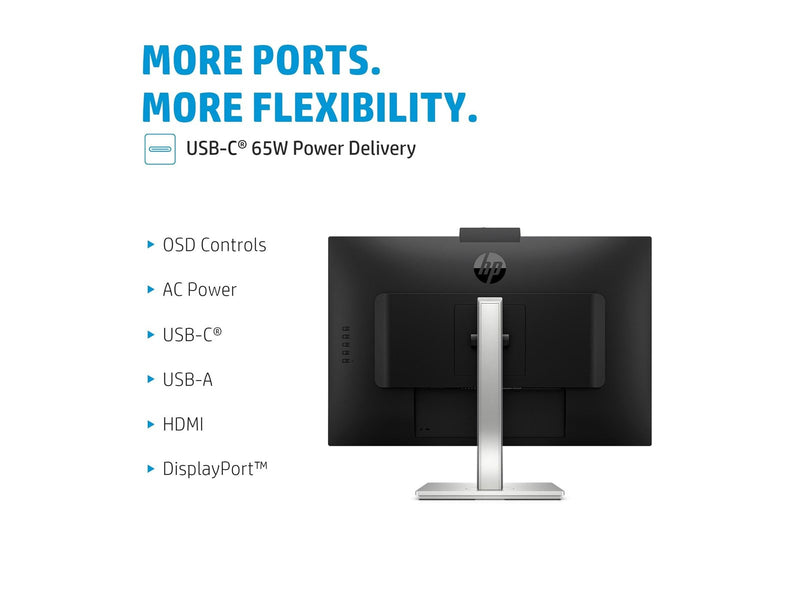 27" HP E27m G4 - 2560x1440 (QHD) - 75Hz - IPS - 65W USB-C