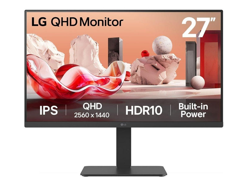 27" LG 27BA54QB-B - LCD monitor - 27" - HDR