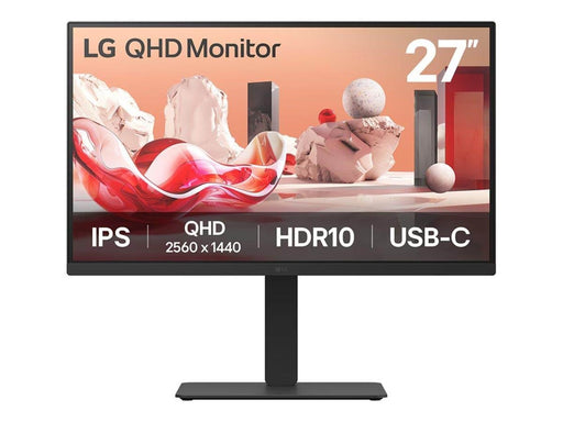 27" LG 27BA75QB-B - 2560x1440 (QHD) - 100Hz - IPS - 65W USB-C - KVM switch