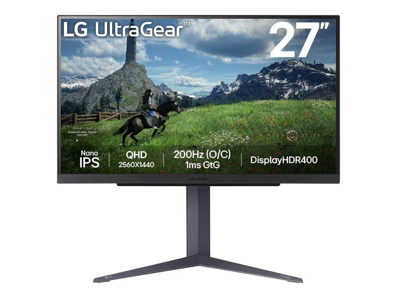 27" LG UltraGear 27GS85QX-B - 2560x1440 - 200Hz - Nano IPS