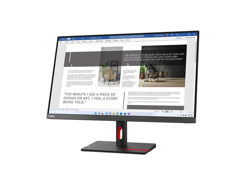 27" Lenovo ThinkVision S27i-30 - 1920x1080 (FHD) - 100Hz - IPS