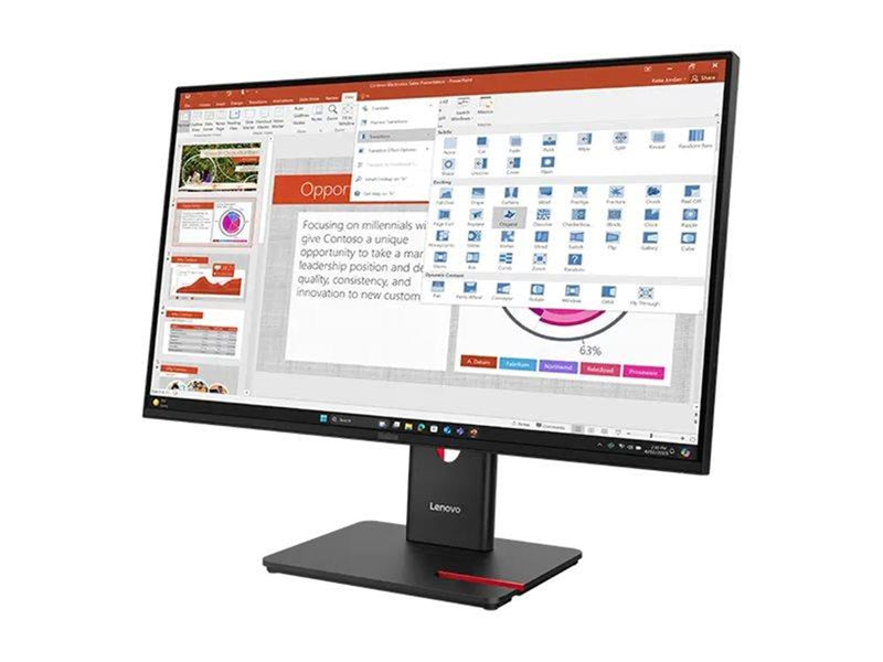 27" Lenovo ThinkVision T27-40 - 1920x1080 (FHD) - 120Hz - IPS - 15W USB-C