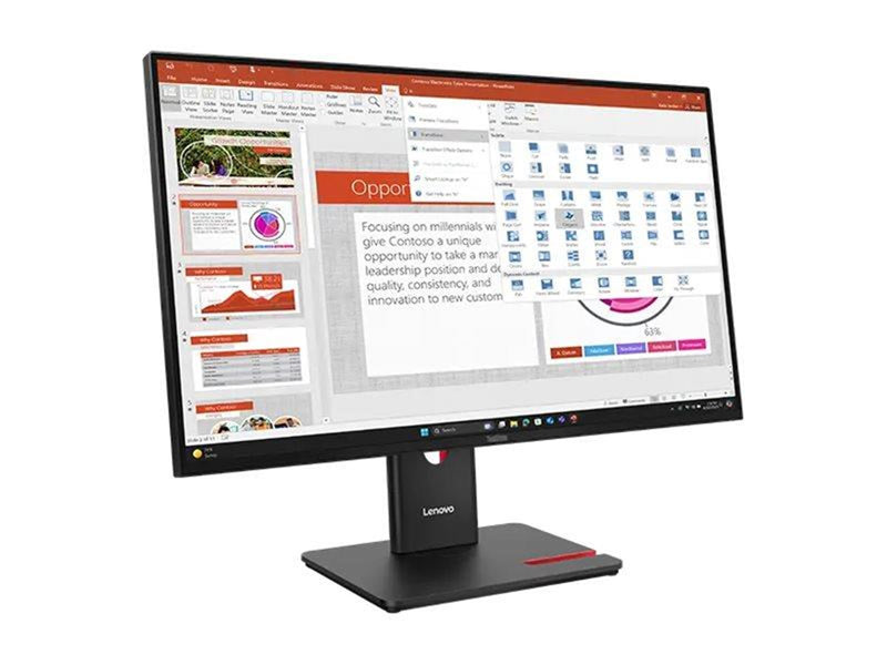 27" Lenovo ThinkVision T27-40 - 1920x1080 (FHD) - 120Hz - IPS - 15W USB-C