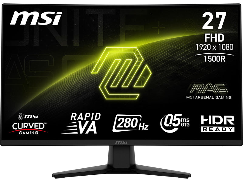27" MSI MAG 274CXF - 1920x1080 (FHD) - 280Hz - VA