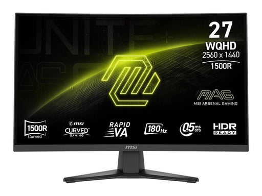 27" MSI MAG 275CQF E18 - 2560x1440 (QHD) - 180Hz - VA