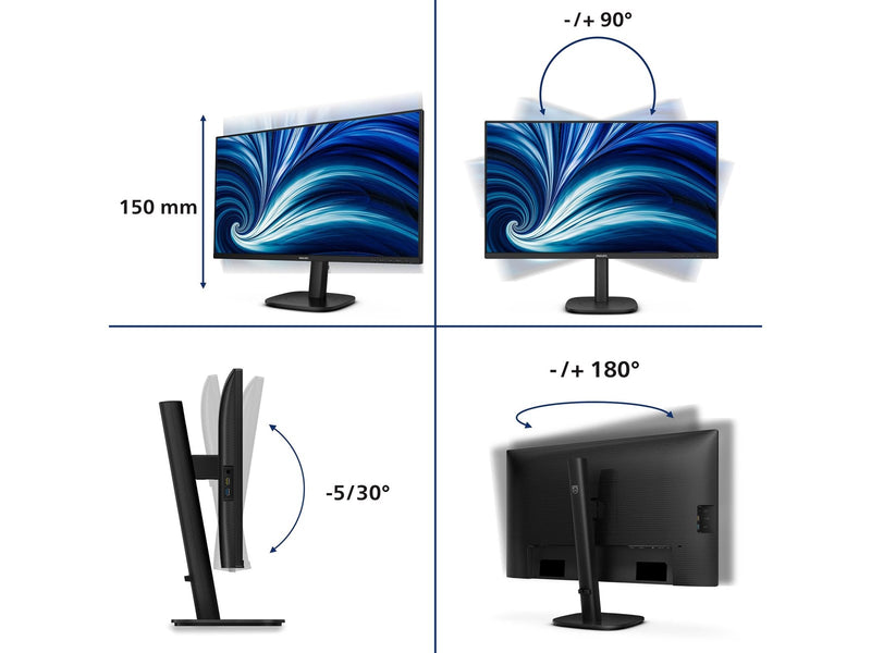 27" Philips 27B2N3500J - 2560x1440 (QHD) - 120Hz - IPS