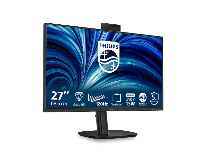 27" Philips 27B2N3500JH - 2560x1440 (QHD) - 120Hz - IPS - 15W USB-C