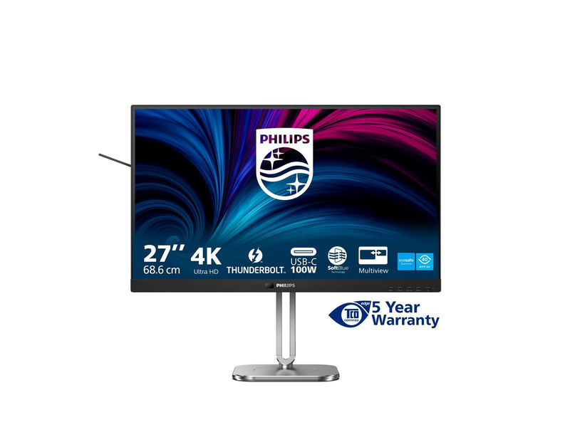27" Philips 27B2U6903 - 3840x2160 (4K) - 60Hz - IPS - 100W USB-C - KVM switch