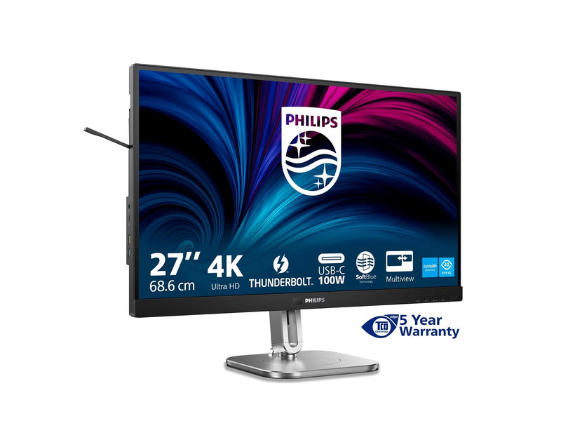 27" Philips 27B2U6903 - 3840x2160 (4K) - 60Hz - IPS - 100W USB-C - KVM switch