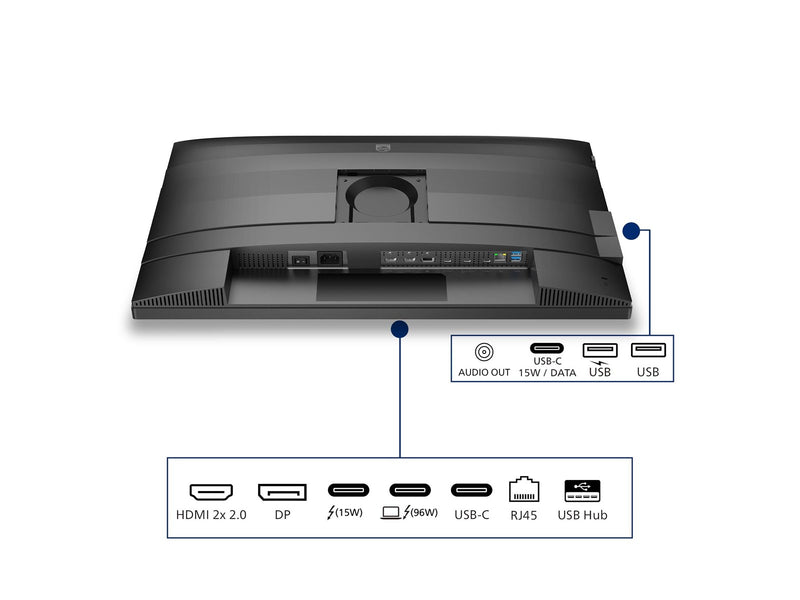 27" Philips 27B2U6903 - 3840x2160 (4K) - 60Hz - IPS - 100W USB-C - KVM switch
