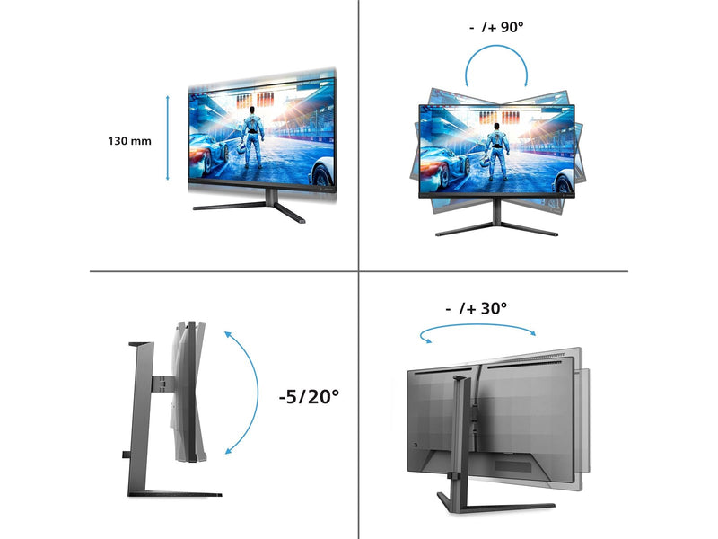 27" Philips Evnia 5000 27M2N5500 - 2560x1440 (QHD) - 180Hz - IPS