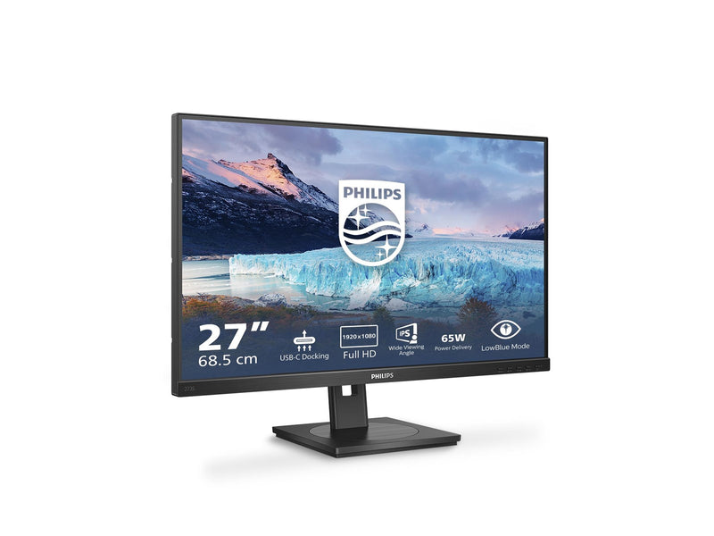 27" Philips S-line 273S1 - 1920x1080 (FHD) - 75Hz - IPS - 65W USB-C
