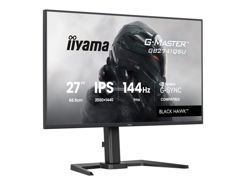 27" iiyama G-MASTER Black Hawk GB2741QSU-B1 - LED monitor - 27"