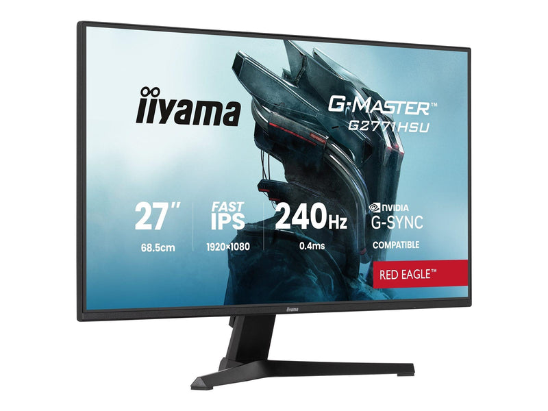 27" iiyama G-MASTER Red Eagle G2771HSU-B1 - LED monitor - Full HD (1080p) - 27"