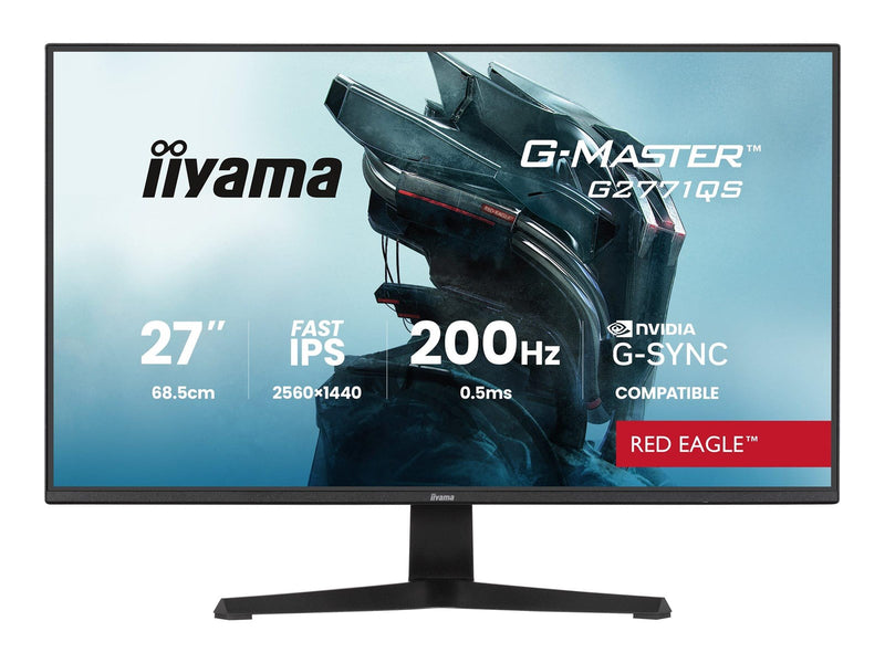 27" iiyama G-MASTER Red Eagle G2771QS-B1 - LED monitor - 27"