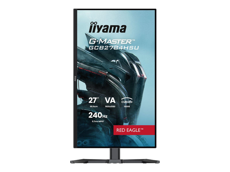 27" iiyama G-MASTER Red Eagle GCB2784HSU-B1 - LED monitor - curved - Full HD (1080p) - 27" - HDR