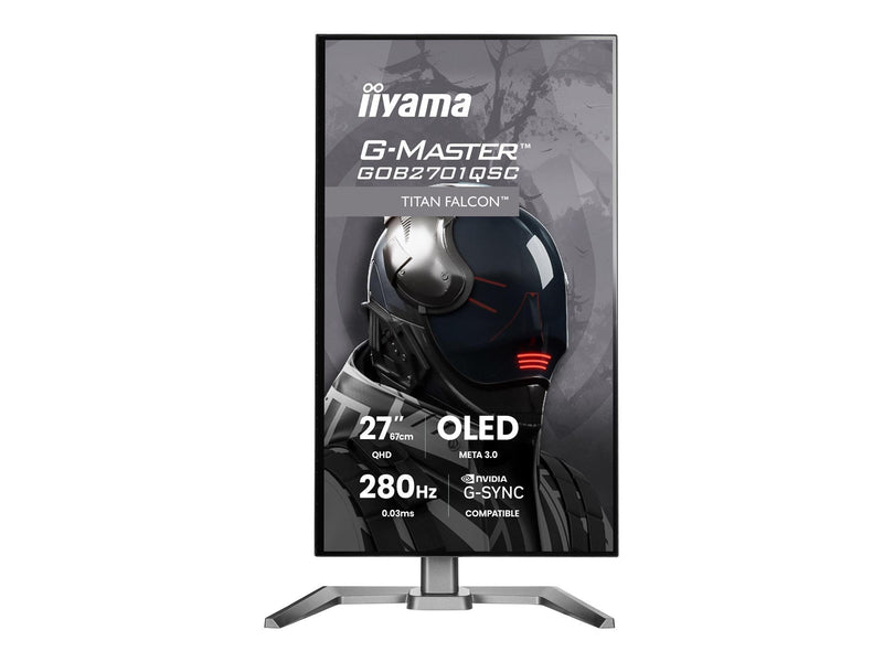 27" iiyama G-MASTER Titan Falcon GOB2701QSC-B1 - OLED monitor - QHD - 27" - HDR