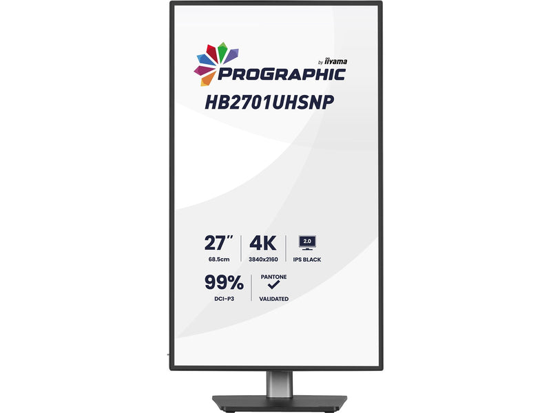 27" iiyama ProGraphic HB2701UHSNP-B1 - LED monitor - 4K - HDR