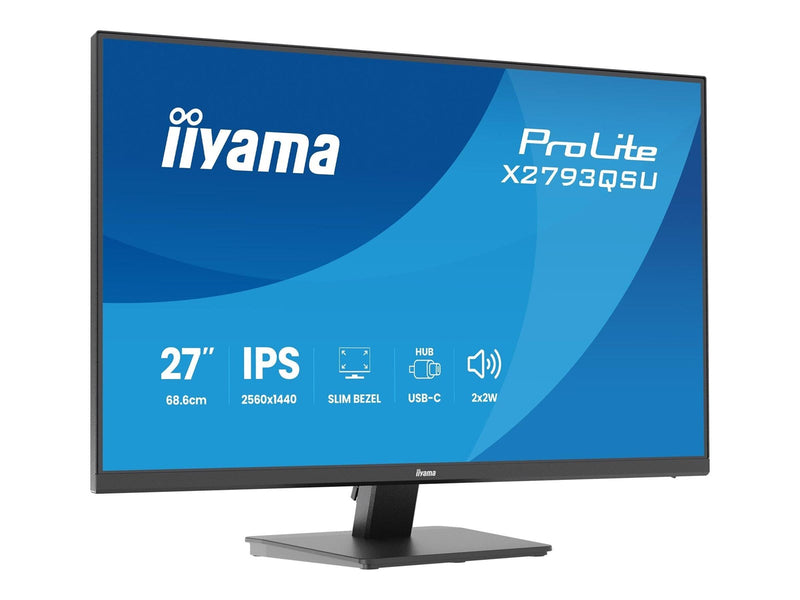 27" iiyama ProLite X2793QSU - 2560x1440 (QHD) - 75Hz - IPS