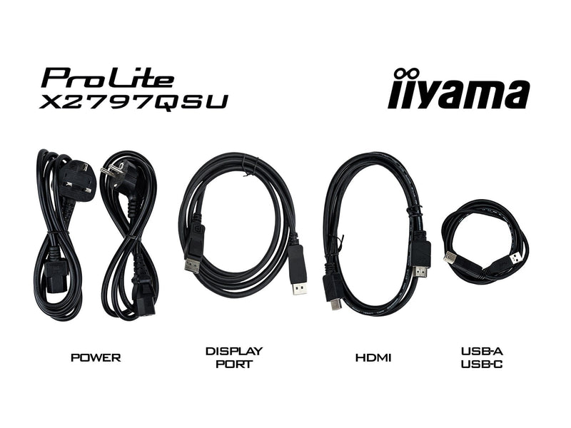 27" iiyama ProLite X2797QSU - 2560x1440 (QHD) - 60Hz - IPS