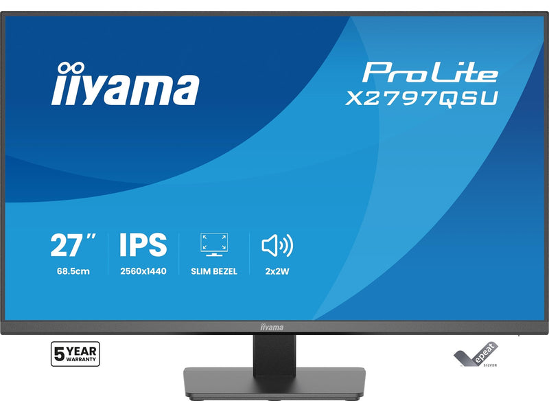 27" iiyama ProLite X2797QSU - 2560x1440 (QHD) - 60Hz - IPS
