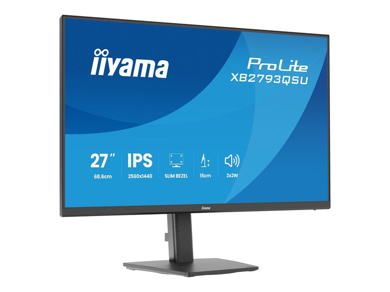 27" iiyama ProLite XB2793QSU - 2560x1440 (QHD) - 75Hz - IPS