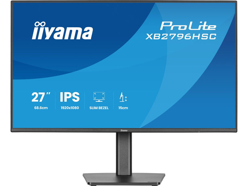 27" iiyama ProLite XB2796HSC - 1920x1080 (FHD) - 144Hz - IPS - 65W USB-C
