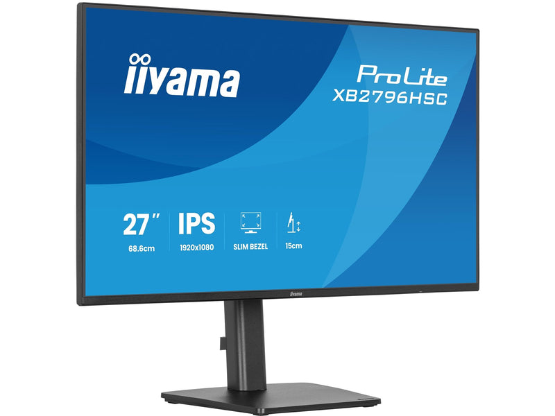 27" iiyama ProLite XB2796HSC - 1920x1080 (FHD) - 144Hz - IPS - 65W USB-C