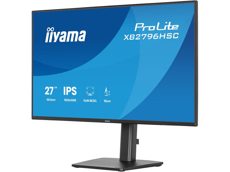 27" iiyama ProLite XB2796HSC - 1920x1080 (FHD) - 144Hz - IPS - 65W USB-C