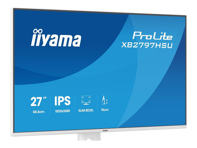 27" iiyama ProLite XB2797HSU - 1920x1080 (FHD) - 120Hz - IPS - 4.5W USB-C