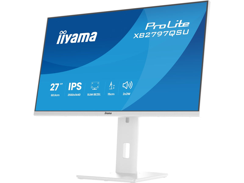 27" iiyama ProLite XB2797QSU - 2560x1440 (QHD) - 75Hz - IPS - 4.5W USB-C