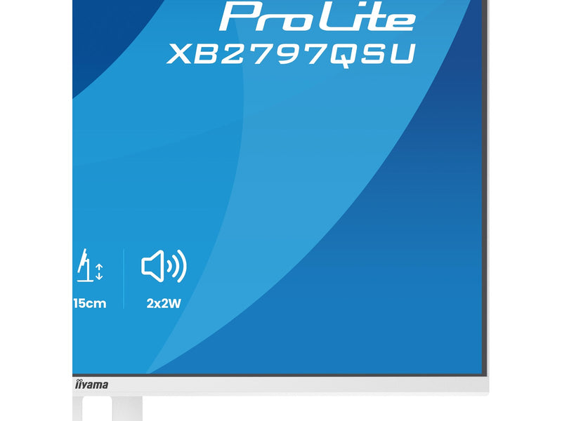 27" iiyama ProLite XB2797QSU - 2560x1440 (QHD) - 75Hz - IPS - 4.5W USB-C