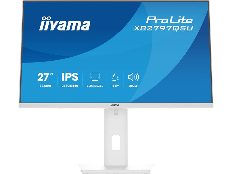 27" iiyama ProLite XB2797QSU - 2560x1440 (QHD) - 75Hz - IPS - 4.5W USB-C