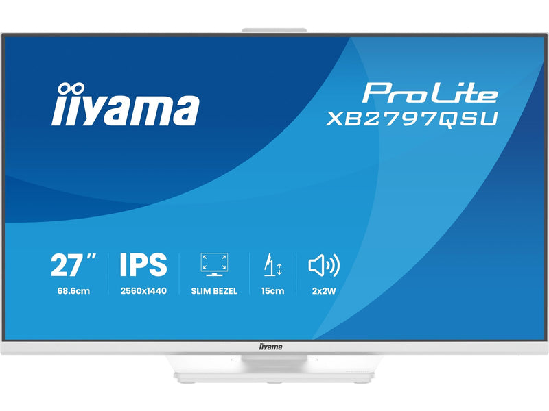 27" iiyama ProLite XB2797QSU - 2560x1440 (QHD) - 75Hz - IPS - 4.5W USB-C