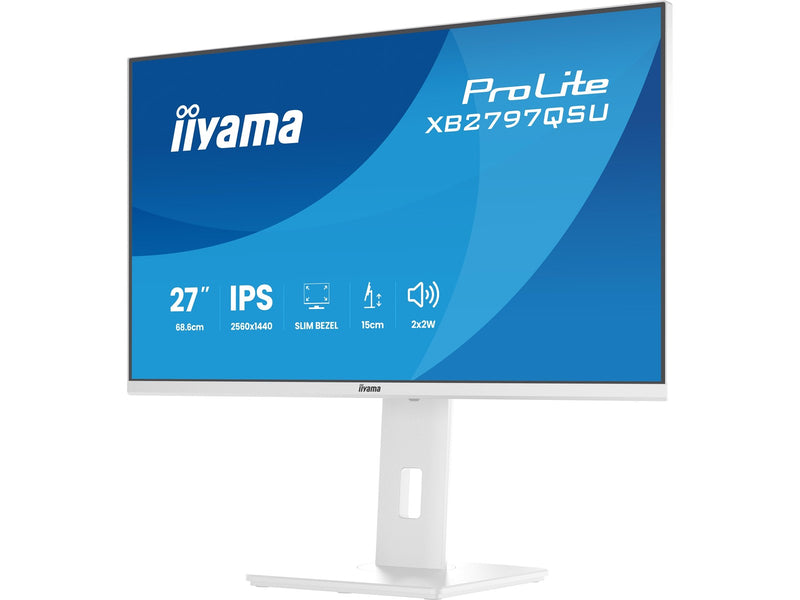 27" iiyama ProLite XB2797QSU - 2560x1440 (QHD) - 75Hz - IPS - 4.5W USB-C