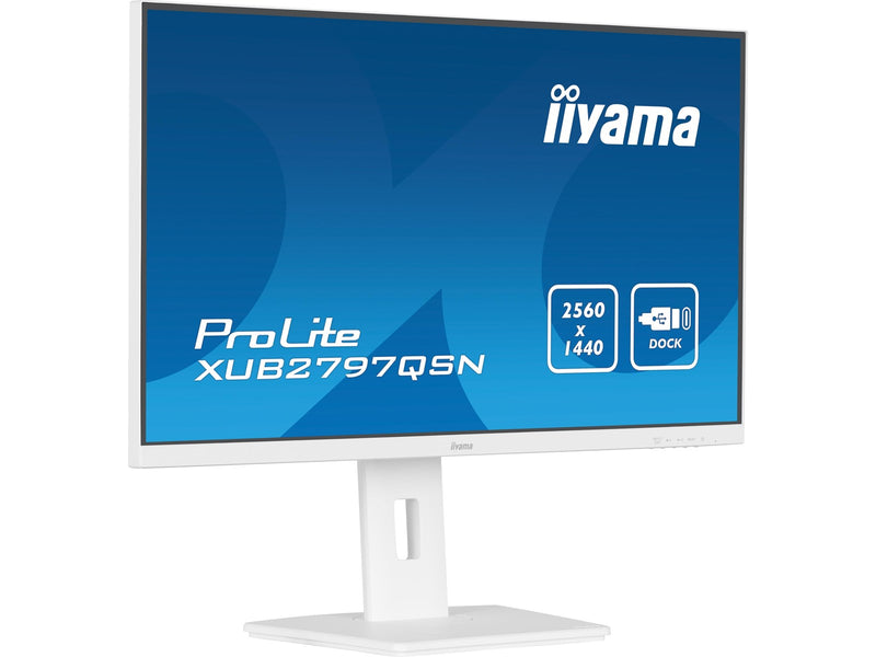 27" iiyama ProLite XUB2797QSN-W2 - 2560x1440 - 100Hz - IPS - 65W USB-C