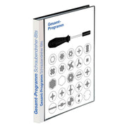 FolderSys Sichtbuch DIN A4 schwarz - 20 Hüllen